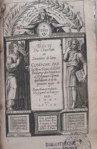Traité du chateau Ste Thérèse